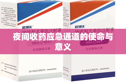 东莞夜间收药应急通道的使命与意义