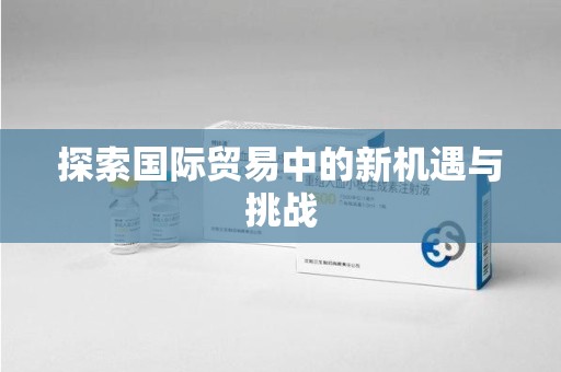 东莞探索国际贸易中的新机遇与挑战
