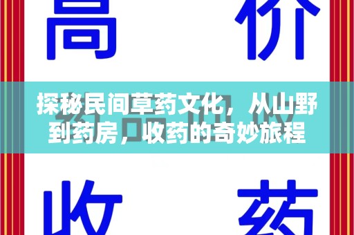 东莞探秘民间草药文化，从山野到药房，收药的奇妙旅程